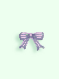 Lady at the Desk Ribbon Flake Purple