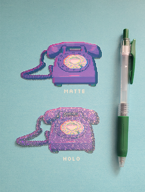 Neon Sugar Sleeve | Retro Telephone | Flake
