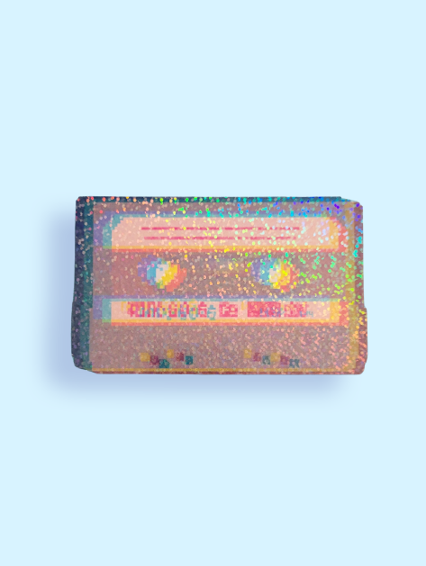 Neon Sugar Sleeve Giga Flake Cassette Tape A003