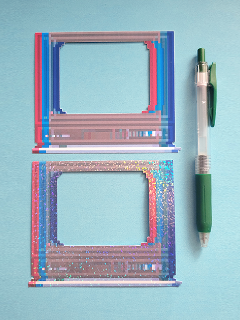 Neon Sugar Sleeve Giga Flake Retro TV A004
