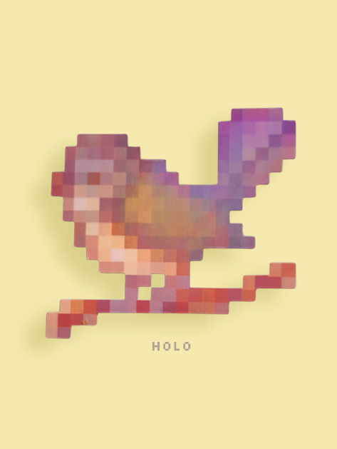 Past the Mangroves and Up the Hill | Fantail Bird Giga Flake | A002