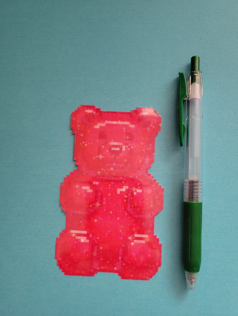 Vanilla Wafer Sill Giga Flake Gummy Bear A002