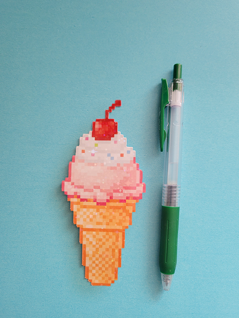 Vanilla Wafer Sill Giga Flake Ice-Cream Cone A001