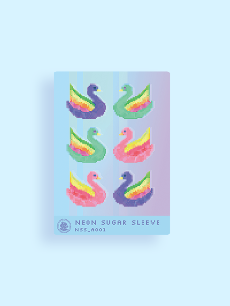 Neon Sugar Sleeve Stickards™ A001